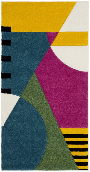 Safavieh Hollywood 706 Power Loomed Polypropylene Contemporary Rug HLW706C-8SQ
