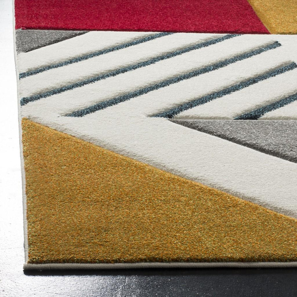 Safavieh Hollywood 709 Power Loomed Polypropylene Contemporary Rug HLW709B-8SQ
