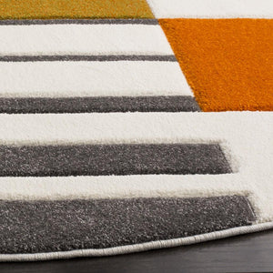 Safavieh Hollywood 709 Power Loomed Polypropylene Contemporary Rug HLW709B-8SQ