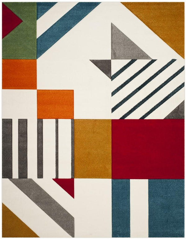 Safavieh Hollywood 709 Power Loomed Polypropylene Contemporary Rug HLW709B-8SQ