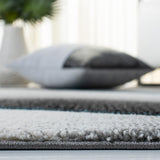 Hollywood 712 Contemporary Power Loomed 100% Polypropylene Rug Grey / Blue