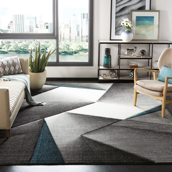 Safavieh Hollywood 714 Power Loomed Polypropylene Pile Contemporary Rug HLW714D-4