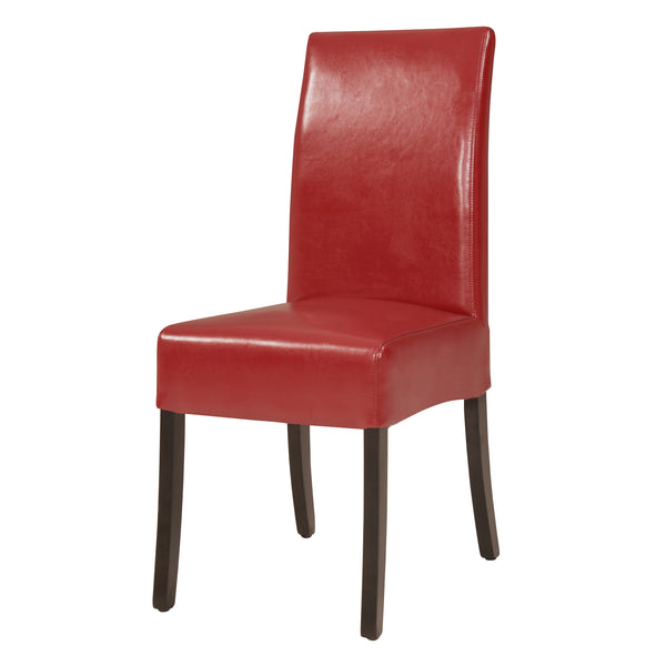 Valencia Bonded Leather Dining Chair Set of 2 - Stylish, Modern Design for Any Dining Room Decor