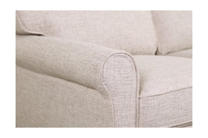 Porter Designs Kason Microfiber Traditional Loveseat Cream 01-216C-02-4010