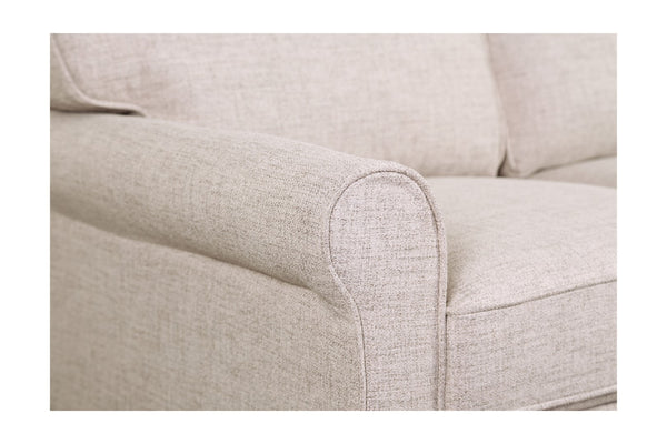 Porter Designs Kason Microfiber Traditional Loveseat Cream 01-216C-02-4010