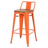 Metropolis Low Back Counter Stool - Set of 4