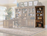 Brookhaven Traditional-Formal Tall Bookcase In Hardwood Solids With Cherry Veneers