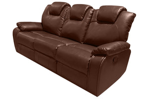 Porter Designs Dorado Transitional Reclining Sofa Brown 03-201C-01-9731