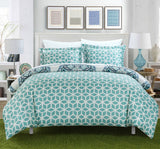 Ibiza Green King 3pc Duvet Set