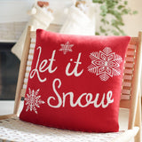 Safavieh Snowfall Pillow in Red HOL3004A-2020