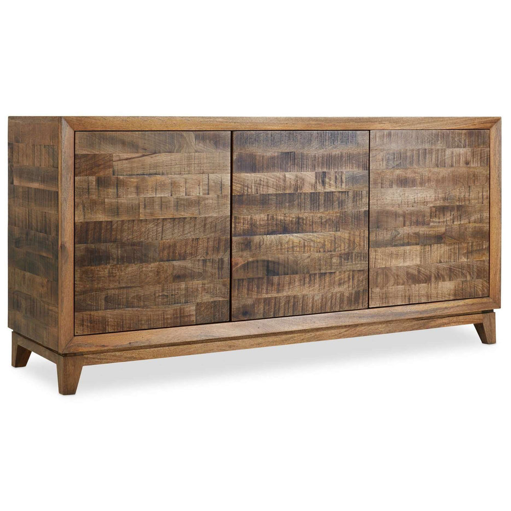 5517-55 Casual Mango Solids 64-Inch Entertainment Console with Touch-Latch Doors & Stylish Storage