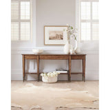 5660-85 Traditional/Formal Birch And Acacia Skinny Console Table