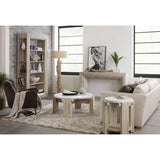 American Life-Amani Casual Poplar And Hardwood Solids With Pecan Veneers And Marble Amani Sofa Table