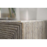 American Life-Amani Casual Poplar And Hardwood Solids With Pecan Veneers And Marble Amani Sofa Table