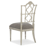 Arabella Traditional-Formal Side Dining Chair In Poplar And Rubberwood Solids With Maple Veneers And Fabric - Set of 2