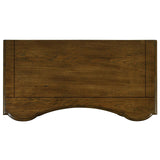 Archivist Traditional-Formal Bachelors Chest In Rubberwood Solids And Pecky Pecan Veneers With Felt