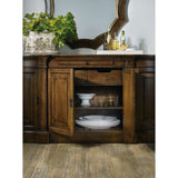 Archivist Traditional-Formal Sideboard In Rubberwood Solids And Pecky Pecan Veneers With Bluestone