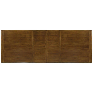 Archivist Trestle Table with Two Leaves – Elegant Solid Wood Design for Timeless Dining Experiences