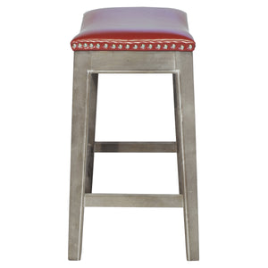 Elmo Contemporary Bonded Leather Counter Stool - Stylish Design for Kitchen Islands and Bars