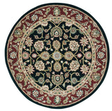 Nourison Nourison 2000 2017 Persian Handmade Tufted Indoor Area Rug Black 4' x ROUND 99446491923