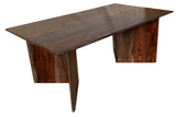 Porter Designs Cambria Solid Sheesham Wood Modern Coffee Table Gray 05-116-02-8400M-KIT