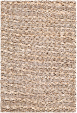 Haraz HRA-1001 Cottage Jute Rug HRA1001-810 Taupe, Cream 100% Jute 8' x 10'