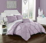 Daya Lavender Twin 3pc Duvet Set