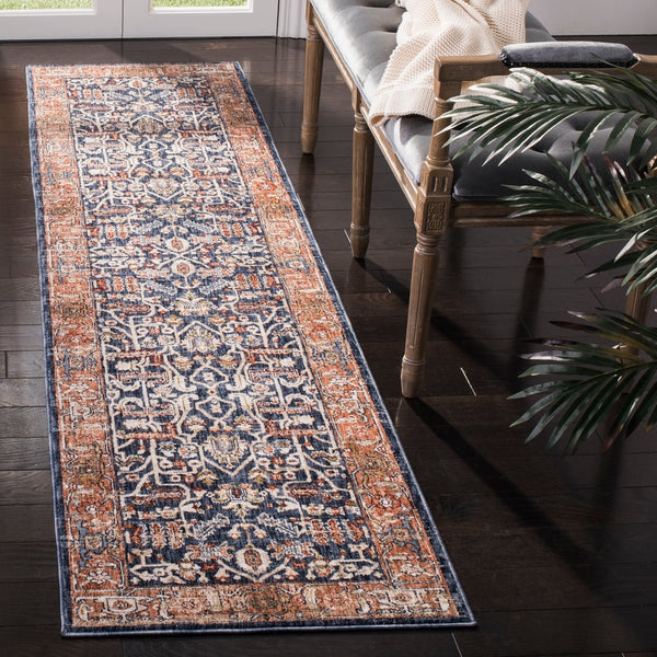 Safavieh Heirloom 703 Power Loomed Polyester Pile Traditional Rug HRL703N-3