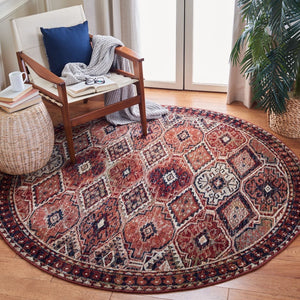 Herat 300 Herat 315 Traditional Power Loomed Polypropylene Pile Rug Rust / Creme