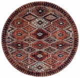 Herat 300 Herat 315 Traditional Power Loomed Polypropylene Pile Rug Rust / Creme