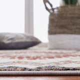 Herat 300 Herat 319 Traditional Power Loomed Polypropylene Pile Rug Cream / Grey