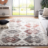 Herat 300 Herat 319 Traditional Power Loomed Polypropylene Pile Rug Cream / Grey