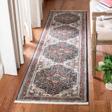 Herat 300 Herat 321 Traditional Power Loomed Polypropylene Pile Rug Navy / Red