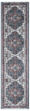 Herat 300 Herat 321 Traditional Power Loomed Polypropylene Pile Rug Navy / Red