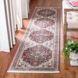 Herat 300 Herat 321 Traditional Power Loomed Polypropylene Pile Rug Red / Ivory