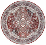 Herat 300 Herat 321 Traditional Power Loomed Polypropylene Pile Rug Red / Ivory