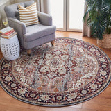 Herat 300 Herat 331 Traditional Power Loomed Polypropylene Pile Rug Red / Ivory