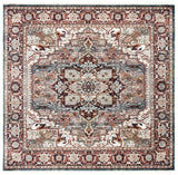 Herat 300 Herat 331 Traditional Power Loomed Polypropylene Pile Rug Red / Ivory