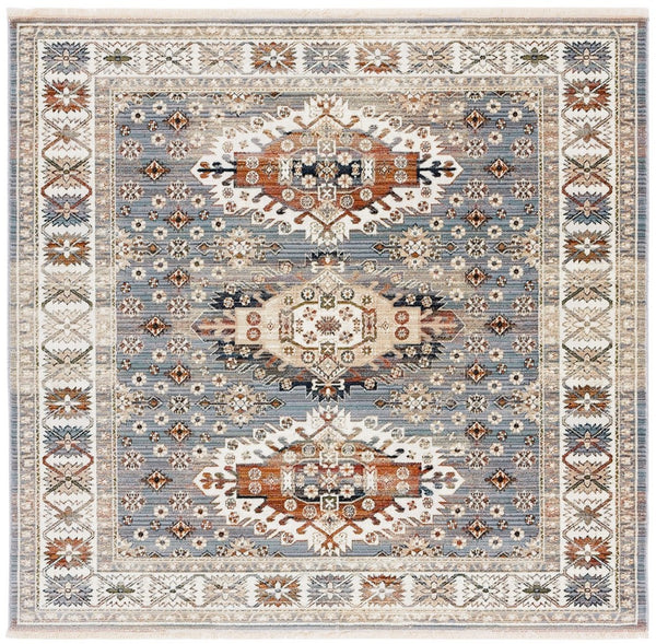 Herat 300 Herat 355 Traditional Power Loomed Polypropylene Pile Rug Grey / Cream