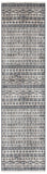 Herat 300 Herat 370 Traditional Power Loomed Polypropylene Pile Rug Ivory / Black