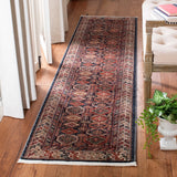 Herat 300 Herat 375 Traditional Power Loomed Polypropylene Pile Rug Rust / Creme