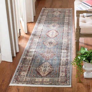 Herat 300 Herat 379 Traditional Power Loomed Polypropylene Pile Rug Grey / Cream