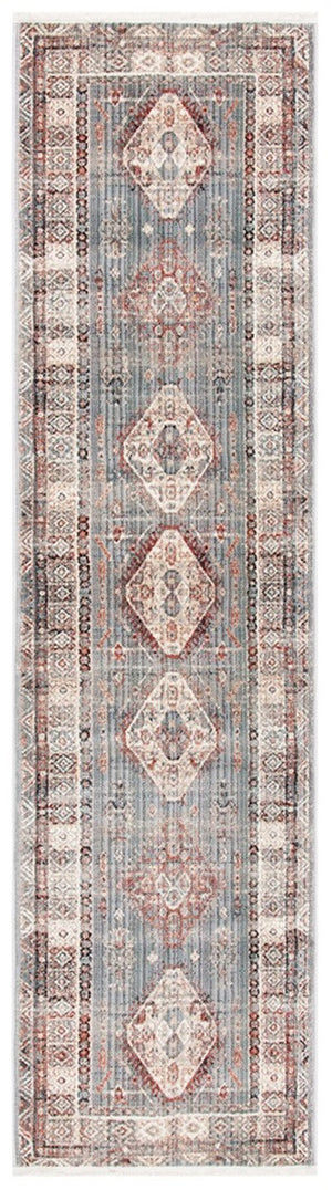 Herat 300 Herat 379 Traditional Power Loomed Polypropylene Pile Rug Grey / Cream