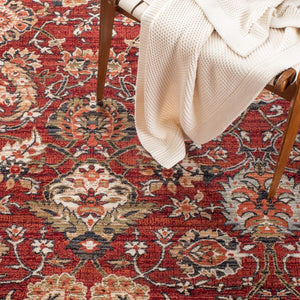 Safavieh Herat 396 Power Loomed 65% Polypropylene/30% Cotton/5% Polyester Traditional Rug HRT396P-9
