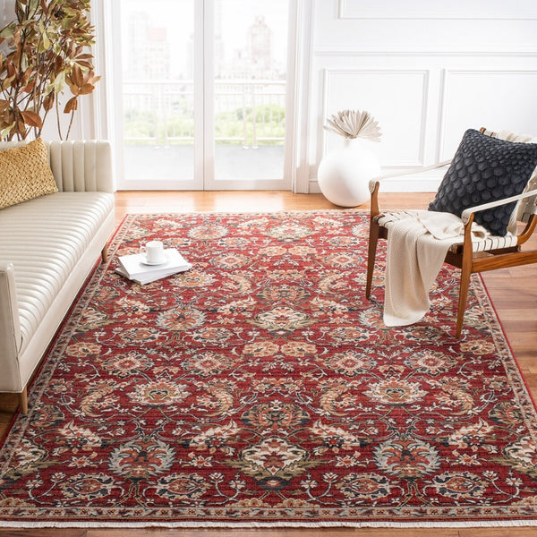 Safavieh Herat 396 Power Loomed 65% Polypropylene/30% Cotton/5% Polyester Traditional Rug HRT396P-9