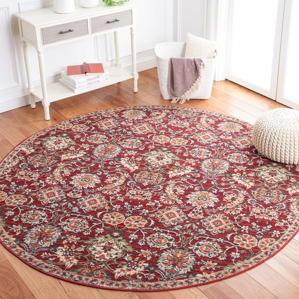 Safavieh Herat 396 Power Loomed 65% Polypropylene/30% Cotton/5% Polyester Traditional Rug HRT396P-9