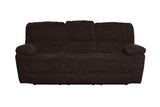 Porter Designs Chandler with Table Contemporary Reclining Sofa Brown 03-201-01-9093