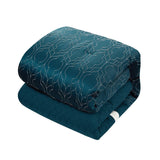 Arlow Teal Blue King 8pc Comforter Set