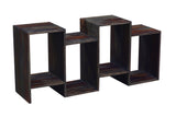 Porter Designs Fall River Solid Sheesham Wood Contemporary Bookcase Gray 10-117-01-4879