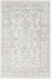 Hightower HTW-3000 Traditional Viscose Rug HTW3000-913 Cream, Taupe, Medium Gray 100% Viscose 9' x 13'